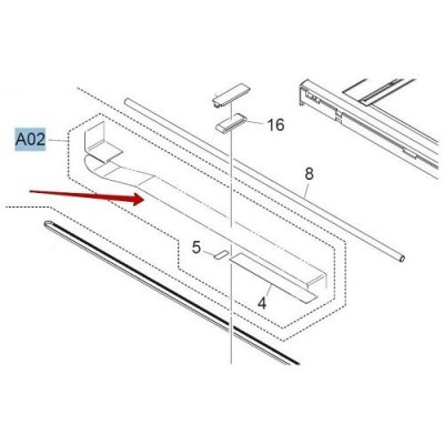 Запчасть Kyocera 302H731730